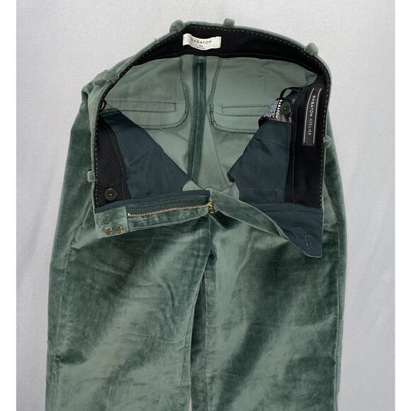 Babaton Atelier Velvet , Felt , Velour Chino Ankle Pants Women's Size 00 - Picture 4 of 8